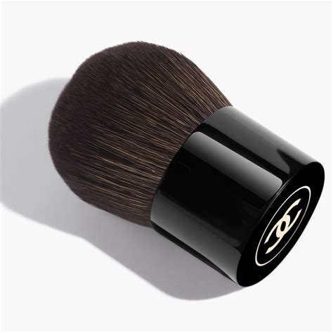 chanel angled brush|Chanel oversize kabuki brush.